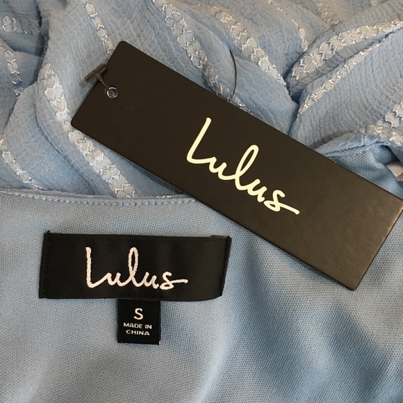 Lulu’s Million Reasons Blue Striped Mini D… - Picture 15 of 15